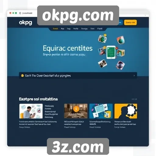 Acessibilidade e interface do usuário no okpg.com