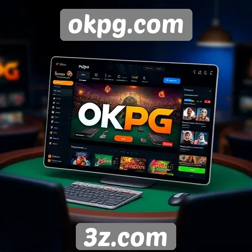 plataforma okpg.com se destaca pela interface amigável