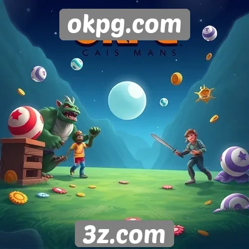 Exploração dos jogos oferecidos no site okpg.com